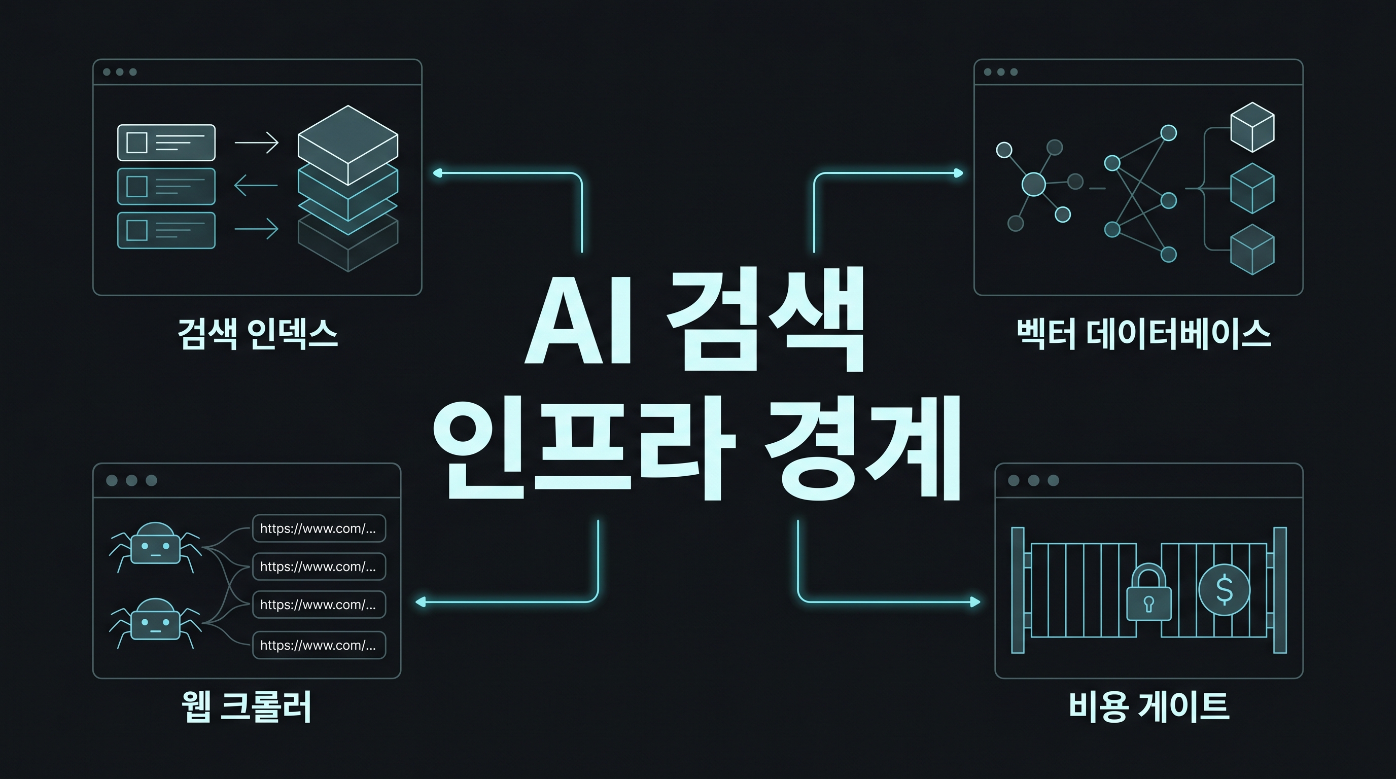 Cloudflare AI Search 인덱스 한도와 크롤링, 과금 경계를 설명하는 대표 이미지