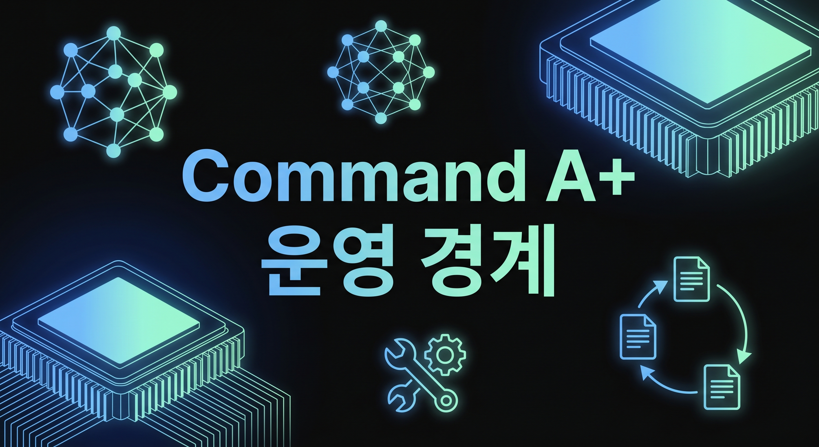 Cohere Command A+의 자체 운영 경계와 에이전트 모델 배포 판단 기준을 설명하는 대표 이미지