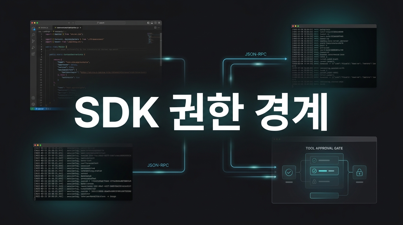 GitHub Copilot SDK 권한 경계 대표 이미지