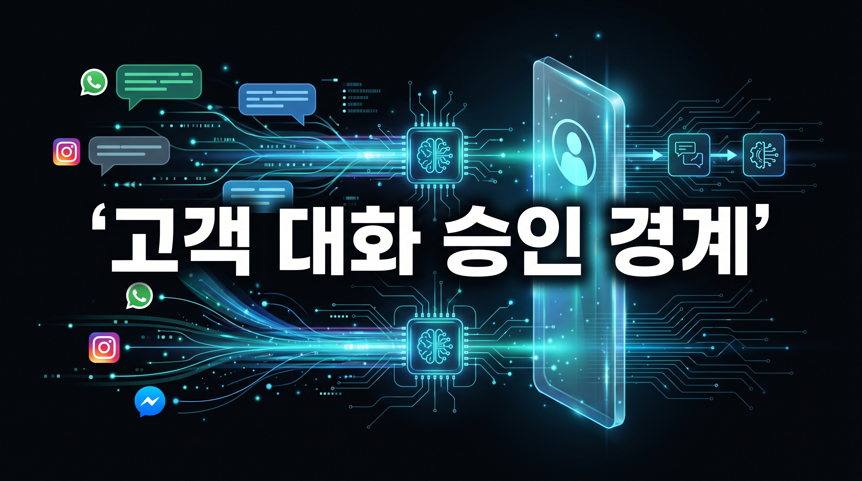 Meta Business Agent 고객 대화 승인 경계 대표 이미지